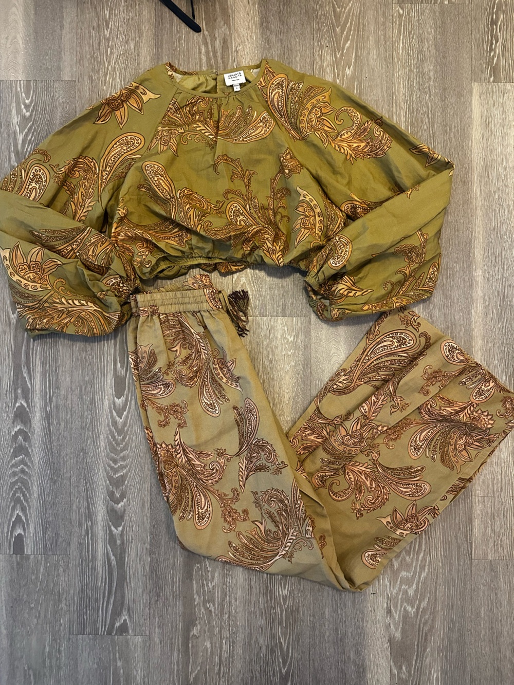 NWT Hemant & Nandita Sakai Bubble Hem Top - Picture 2 of 4